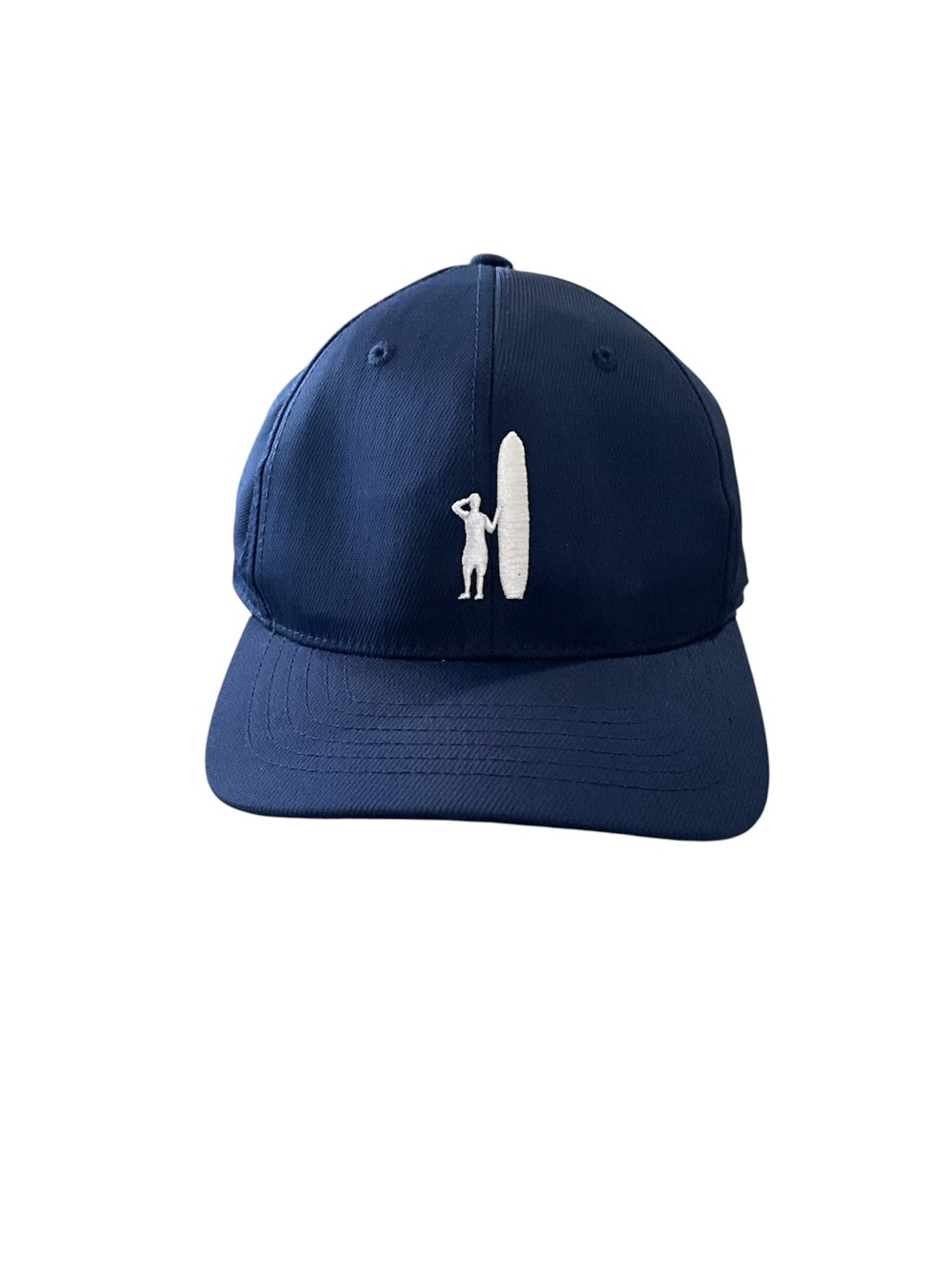 Johnnie-O Navy Baseball Hat Surfer Logo
